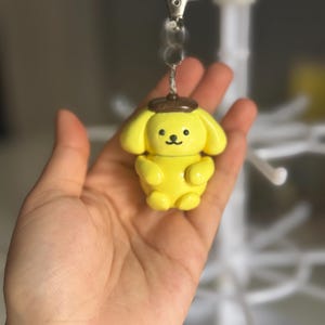 Kawaii Pudding Pupp Stash Burk – Polymer Clay Hundbehållare