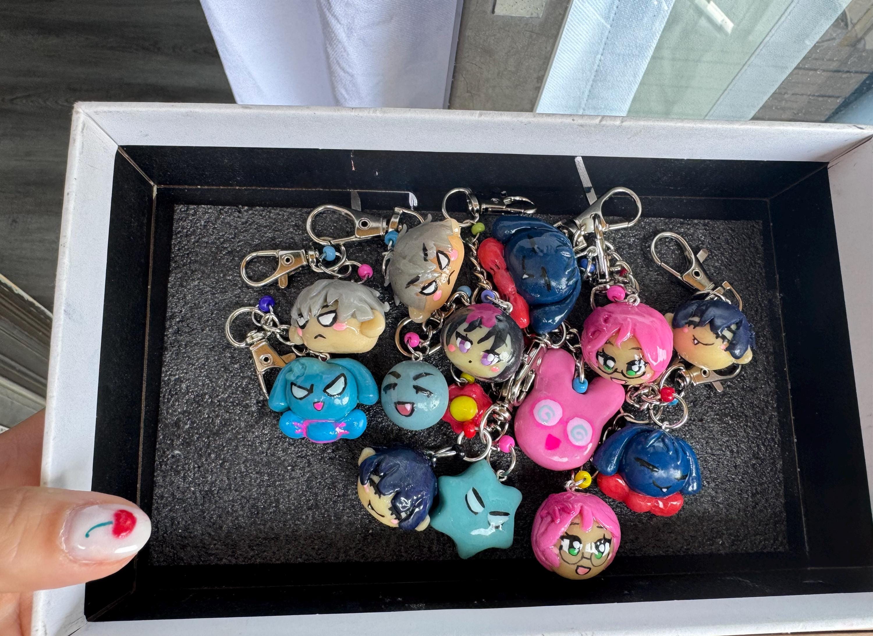 ALNST Clay Charms | Ivan Mizi Sua Till Alien Stage Keychain Charms | Ivantill Mizisua Fan Merch