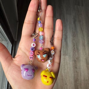 ALNST Clay Charms | Sua Hyuna Luka Alien Stage Keychain Charms | Hyuluka Fan Merch