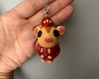 Jumping Mice from Coraline clay charm| Stash Jar | Bag charm| Keychain