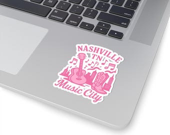 Nashville Music City Sticker: Tennessee Travel Decal