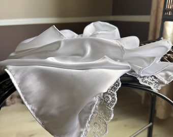 Custom Orthodox Wedding Cloth | Personalized Handfasting Ceremony Towel, Embroidered Names & Date