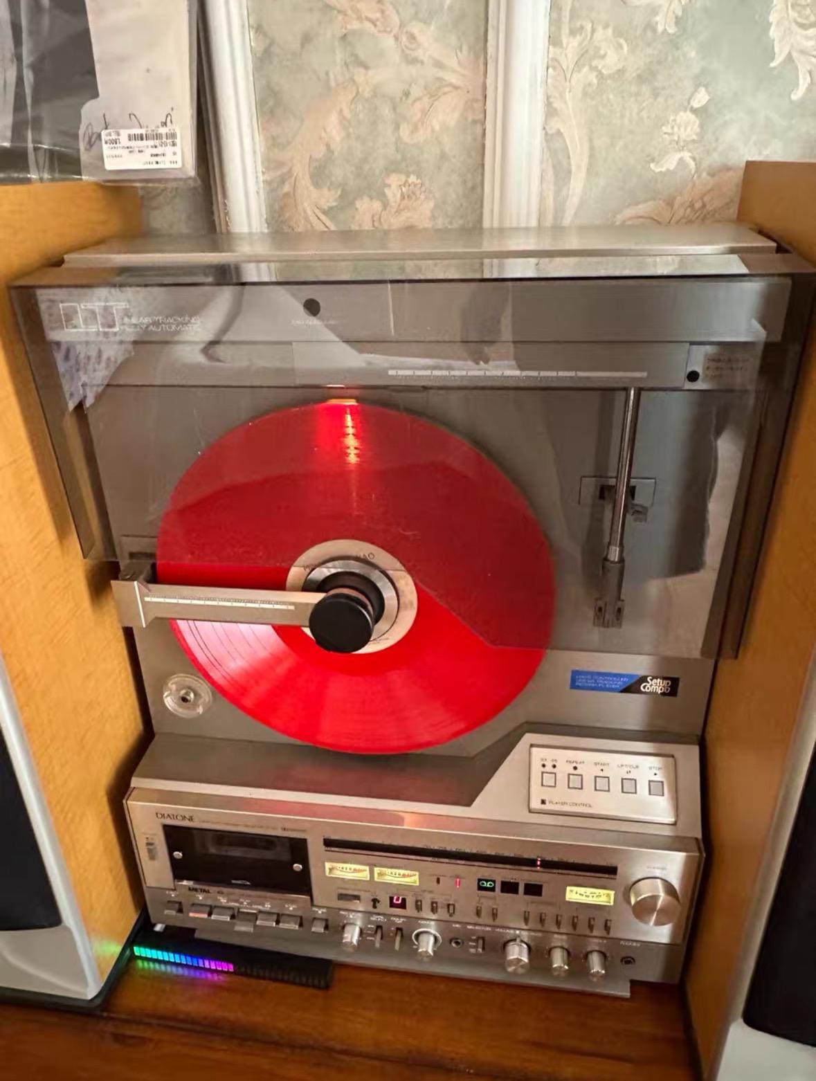 Rare Japan Mitsubishi Diatone X-10 Lp+cassette+radio Stereo Player