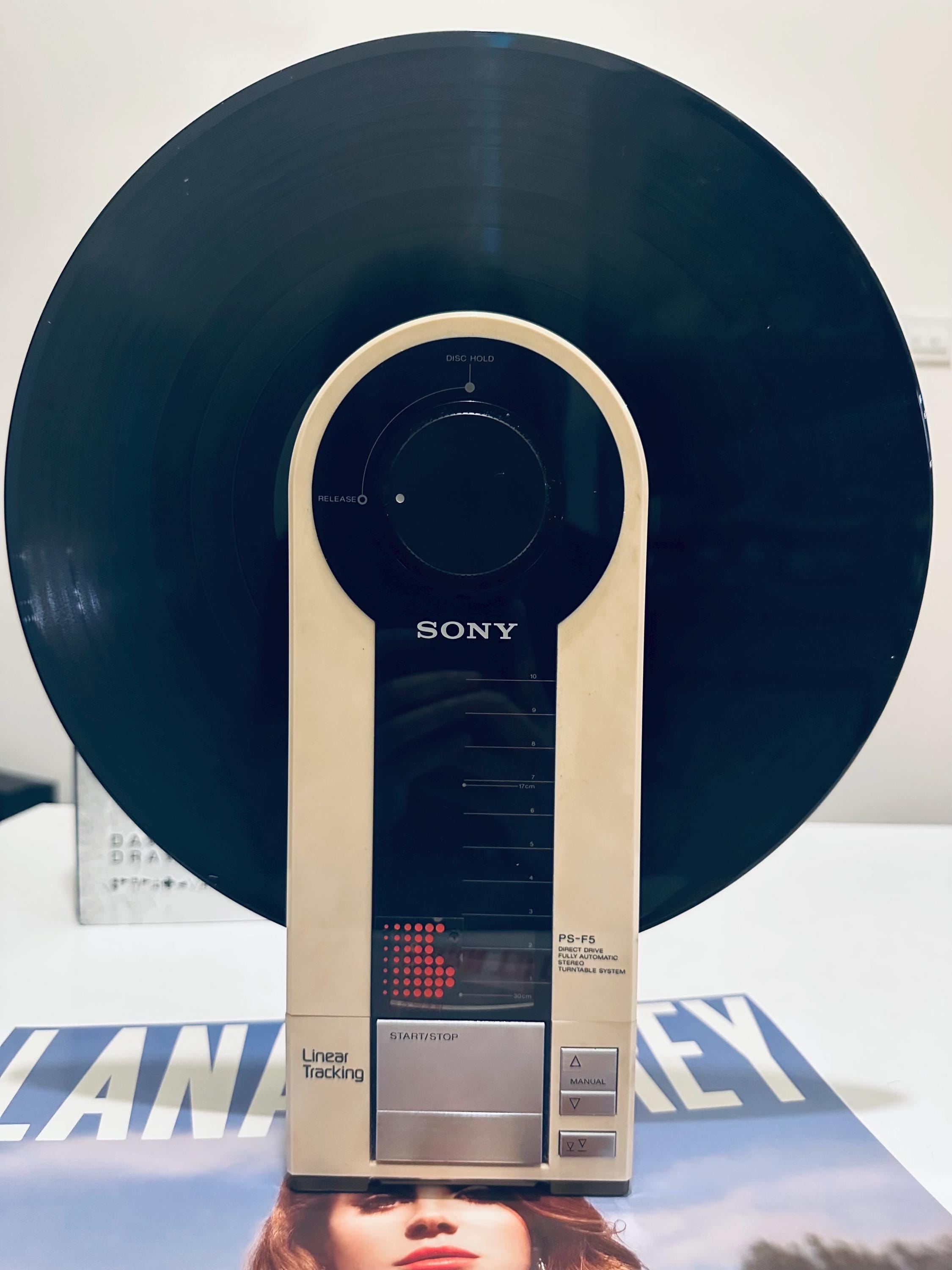 Super Rare- Fully Functional Vintage Sony Flamingo PS-F5 Vertical