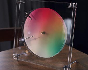 Rainbow Arcrylic Changeable Color Clock-Creative Gift/Home Decor