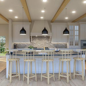 Kitchen Design Rendering | 3D Kitchen Design eService | Custom Kitchen Layout | Virtual Interior Design | Remodel Visualization