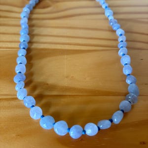 20” Blue Bead Necklace
