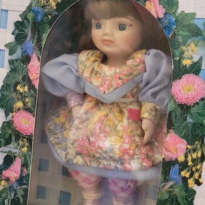 Marie Osmond feines Porzellan Just For You Grußkarte limitierte Auflage 1996