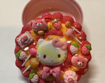 Custom Sanrio Small Decoden Trinket Box