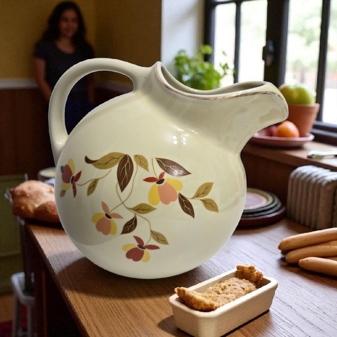 Vintage Halls Autumn Leaf Water Pitcher – Superior Quality Kitchenware ...