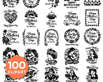 SVG-bundel voor Moederdag | Moederdagontwerpen | Gezegden over het leven van moeders | Cricut gesneden bestanden | T-shirtontwerp: png-bundel