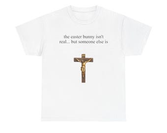 Jesus Christ Easter Tee - Crucifix T-Shirt | Easter Christian Shirt