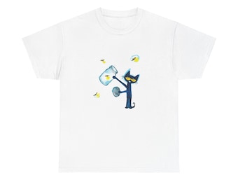 Pete the Cat Firefly T-Shirt – Fun Unisex Cat Lover Tee
