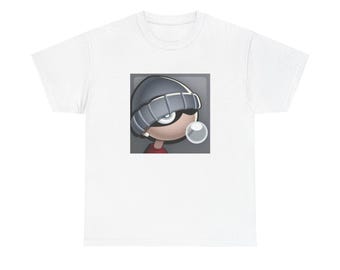Bubblegum Boy T-Shirt, Xbox Gamerpic Heavy Cotton Tee, Y2K Fashion