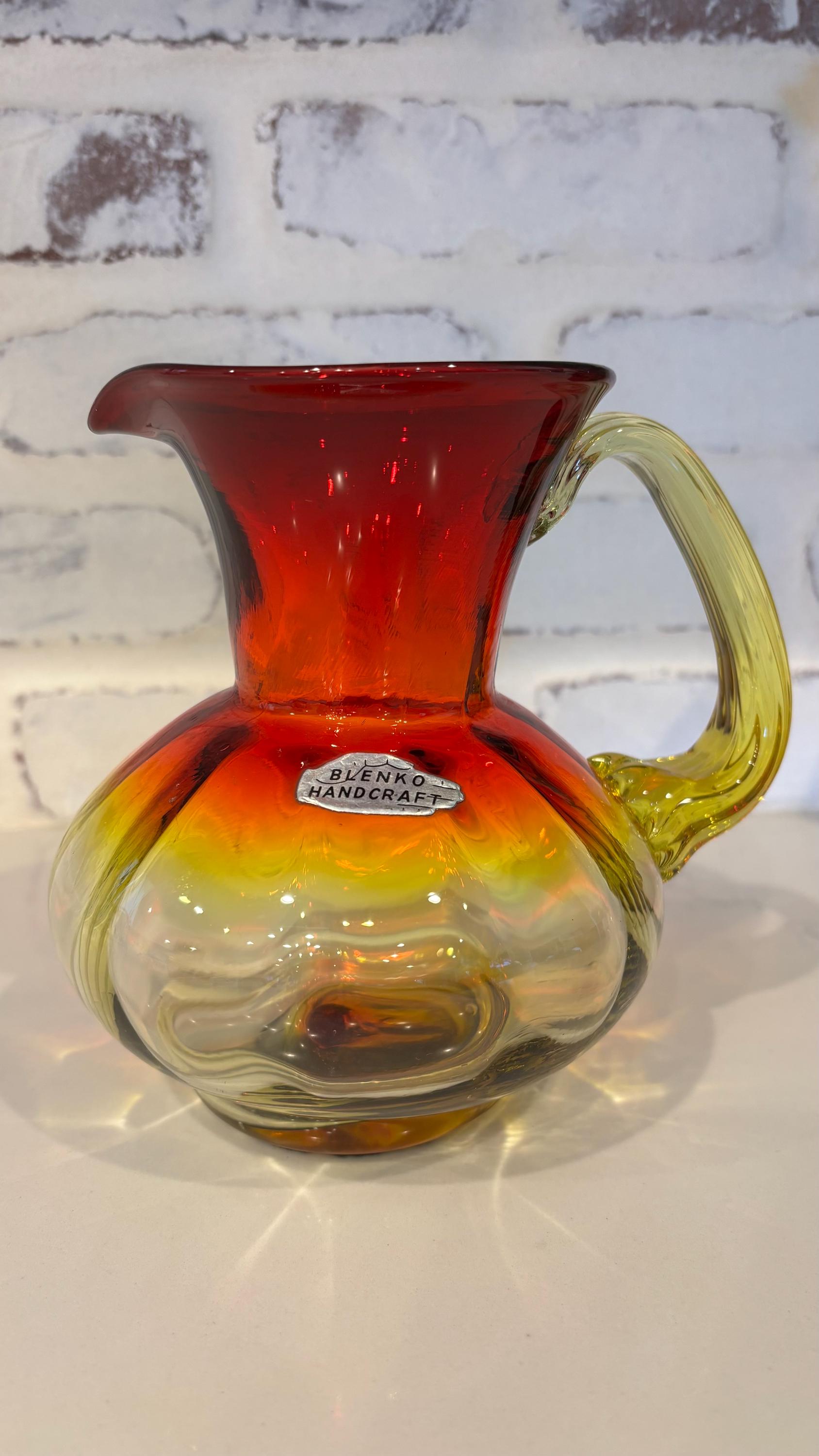 Vintage Blenko Glass Amberina - Etsy