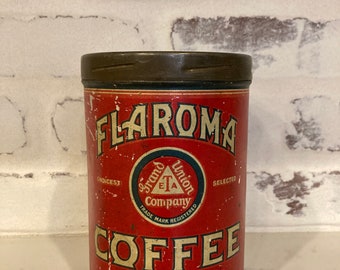 Vintage Flaroma Coffee Tin