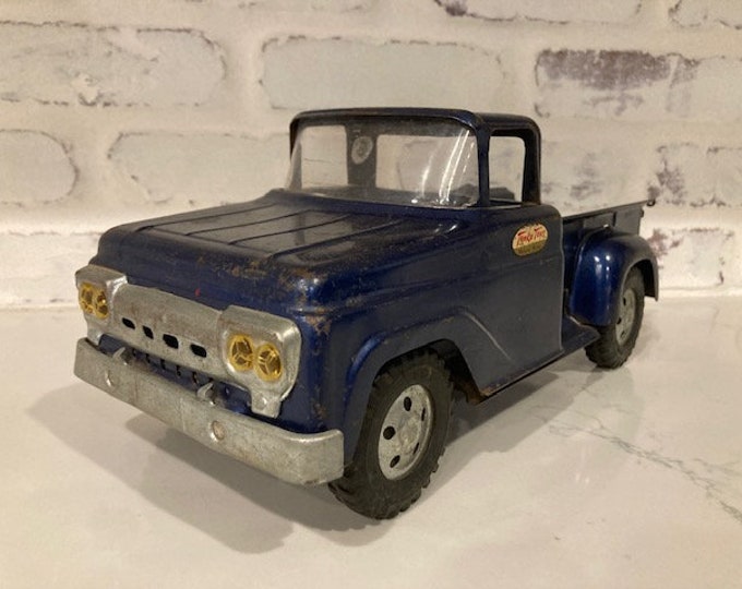 1958 Blue Tonka Stepside Pickup Truck - Etsy