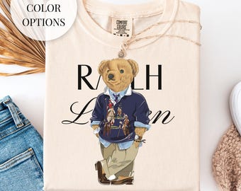 Preppy Retro Polo Bear T-shirt | Vintage Polo Bear Tee