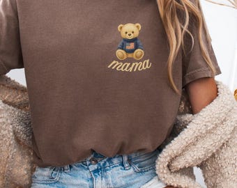 Beary First Party T shirt, Mama Bear, Dada Bear T shirt,Polo Baby Shower Party T shirt