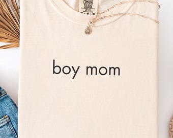 Minimalist boy mama shirt, Mom to be shirt