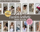 7500+ Faceless Reels Bundle PLR MRR | Faceless Marketing | Done For You Instagram Reels & TikTok Videos | Digital Download