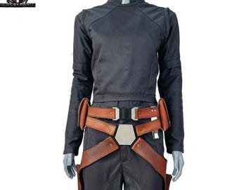 Sabine Wren Cosplay Flight Suit - Star Wars Ahsoka Series Costume with Belt Holsters