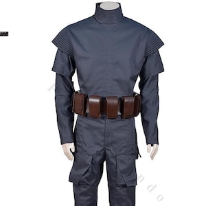 Book of Boba Fett Flight Suit | 3-Piece Mandalorian Costume with Belt | Star Wars Inspired Cosplay Outfit for Men