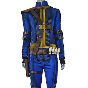 Lucy MacLean Fallout Style Cosplay Costume with Belt – Comic-Con & Halloween Outfit