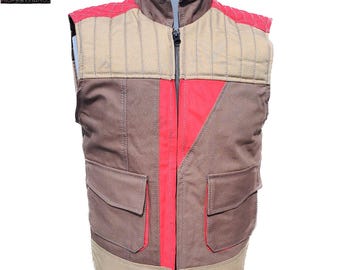 Chaleco de canalla galáctico: inspirado en cosplay de Star Wars, mezcla de algodón