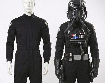 Star Wars TIE Fighter Pilot Cosplay Flight Suit - Screen Accurate Imperial Jumpsuit