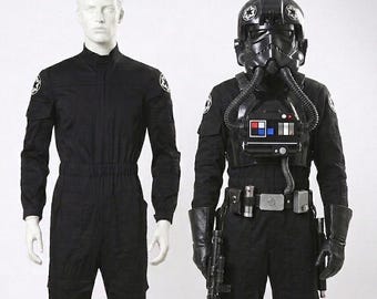 Star Wars TIE Fighter Pilot Cosplay Flight Suit - Screen Accurate Imperial Jumpsuit