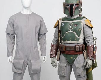 Boba Fett Cosplay-kostym Mandalorian Flight Suit - Star Wars Bounty Hunter-kostym