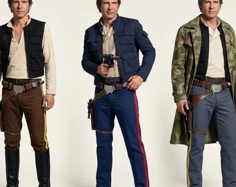 Han Solo Pants Star Wars Cosplay Replica Corellian Bloodstripes Custom Made Smuggler Trousers