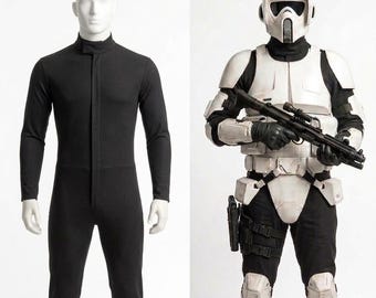 Traje de vuelo de Scout Trooper - Mono de motociclista Scout fiel a la pantalla - Partes blandas para cosplay de Star Wars - Traje interior aprobado por la Legión 501 - Mando Remnant