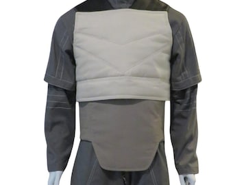 Din Djarin in costume da volo per il cosplay di Mandalorian