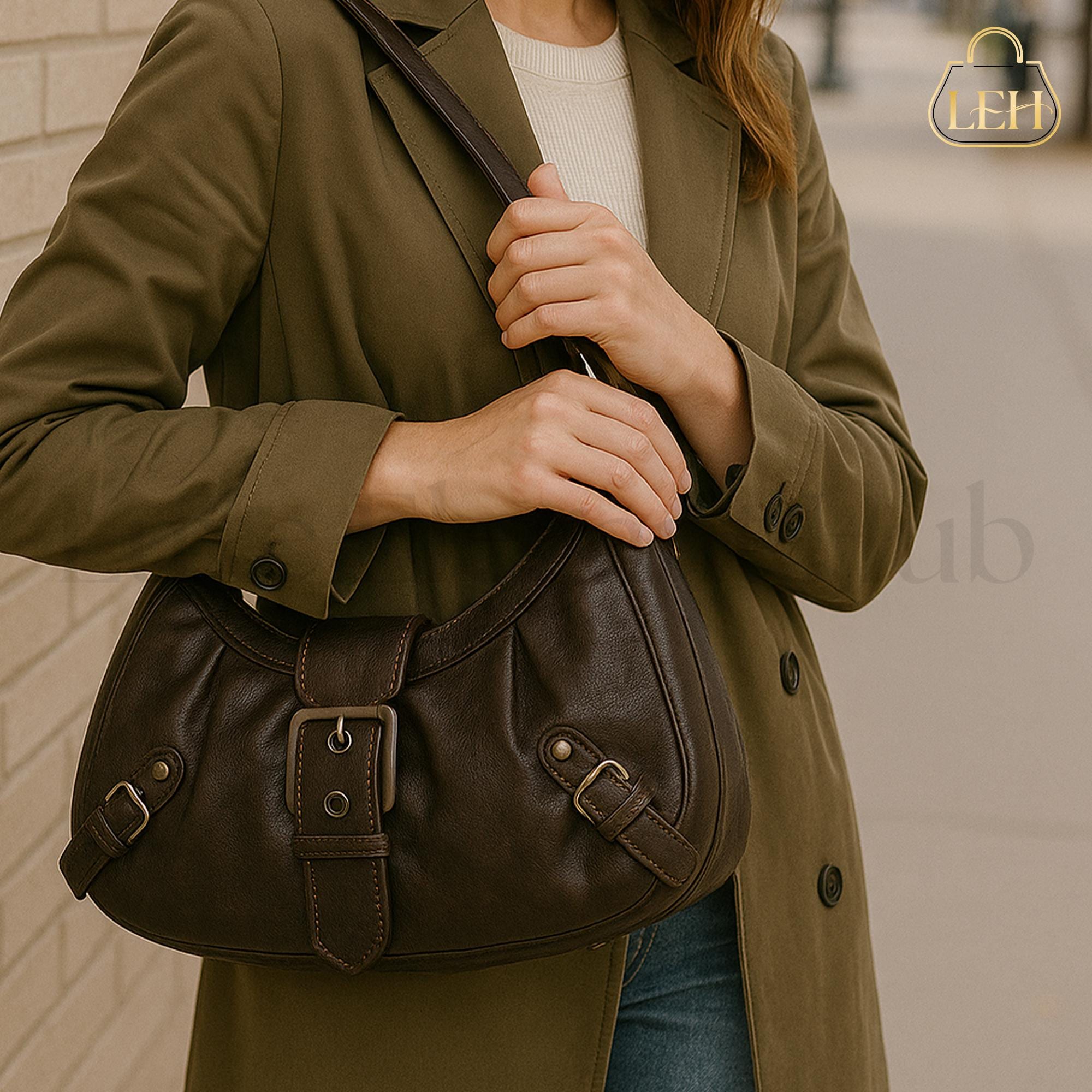 Y2k Brown Shoulder Bag - Etsy