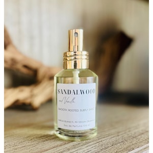 PH Design Organics Sandalwood Vanilla Perfume Spray - Smooth, Sweet, 100 ml