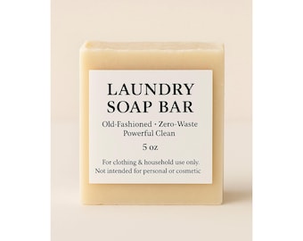 Mydło w kostce PH Design Organics do prania Old Fashioned Zero Waste Powerful Clean 5 uncji