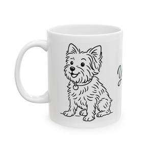 Yorkie Dog Coffee Mug or Cup (11oz)
