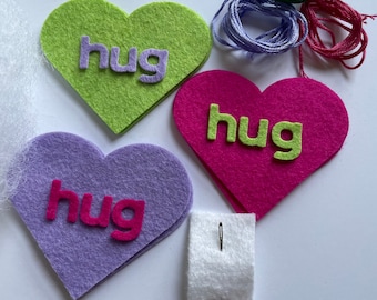 Girl Scouts Sewing Kit, Learn to Sew, Sewing Fun Patch, Brownies, Juniors, SWAP, Valentine Craft, At Home, Virtual Learning, Pocket Hug