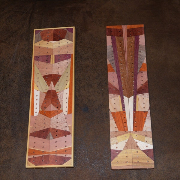 tablero de cribbage - madera laminada