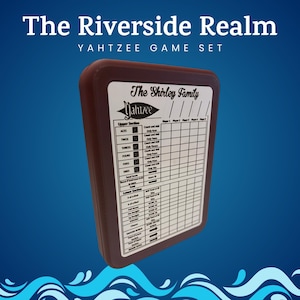 Deluxe Yahtzee Scorecard & Travel Case: 3D Printed Dry Erase Board