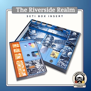 Game Box Insert: SETI ~ Search for Extraterrestrial Intelligence "Unofficial" Organizer