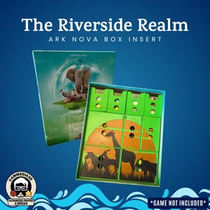 Ark Nova Game Box Organizer Insert: Custom Board Game Storage