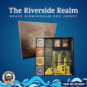 Brass Birmingham Board Game Organizer: Color-Coded PLA+ Player Trays