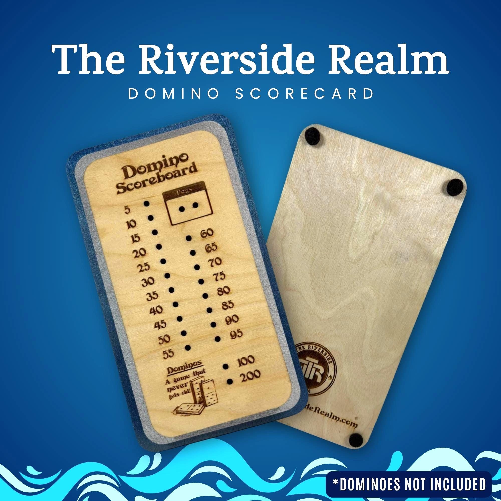 ノギビンゴ Handmade Baltic Birch Domino Scoreboard With Pegs: Durable Game