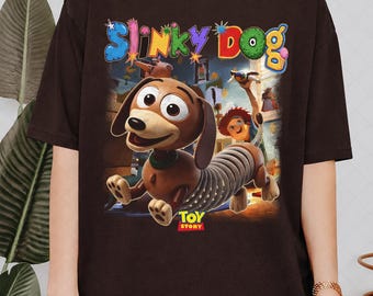 Retro Disney Toy Story Slinky Shirt, Toy Story Slinky Dog Dash T-shirt, Magic Kingdom, Disney Family Trip, Slinky Dog Lover Gift