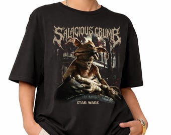 Vintage Star Wars Salacious Crumb Shirt, Jabba the Hutt Graphic Tee, Retro Sci Fi Movie T-Shirt, Galactic Empire Tee, Star Wars Fan Gift