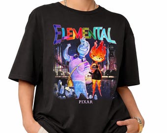 Camiseta Disney Elemental, Camiseta Ember Lumen, Sudadera Wade and Ember Fire Water, Camiseta Disney para Parejas, Regalo para Viaje Familiar Disney