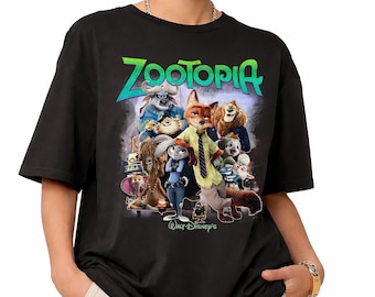Disney Zootopia Shirt, Judy Hopps Nick Gary Nibbles Bogo Shirt, Retro Zootropolis Disney Tee, Disney Family Vacation Matching Trip Outfits